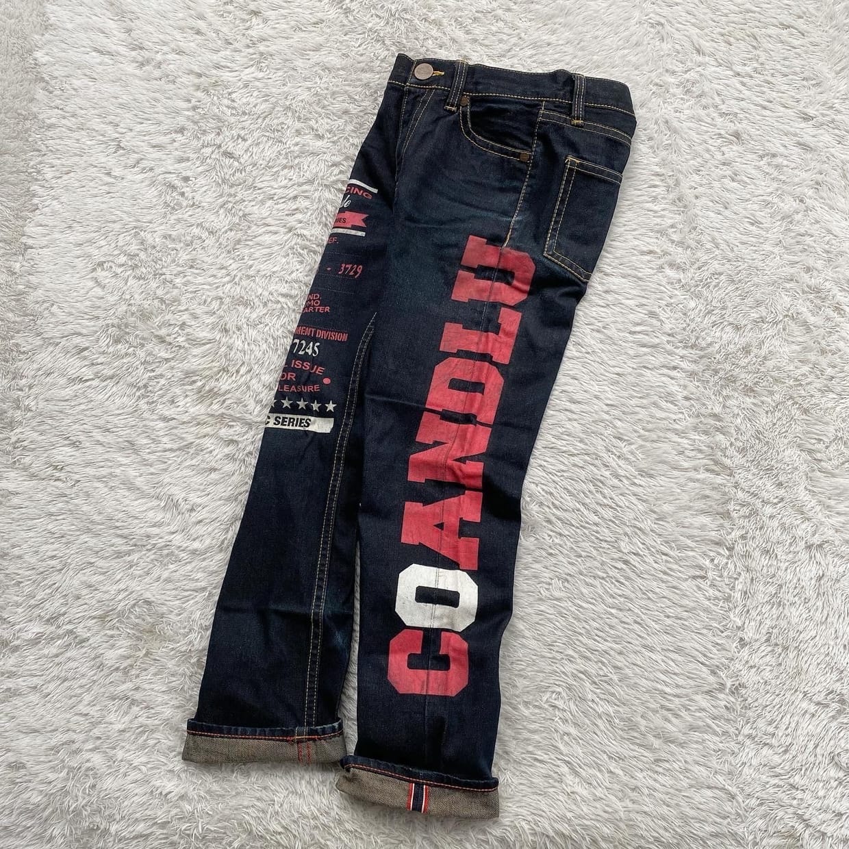 Vintage Grunge Jeans Pria navy, foto 8