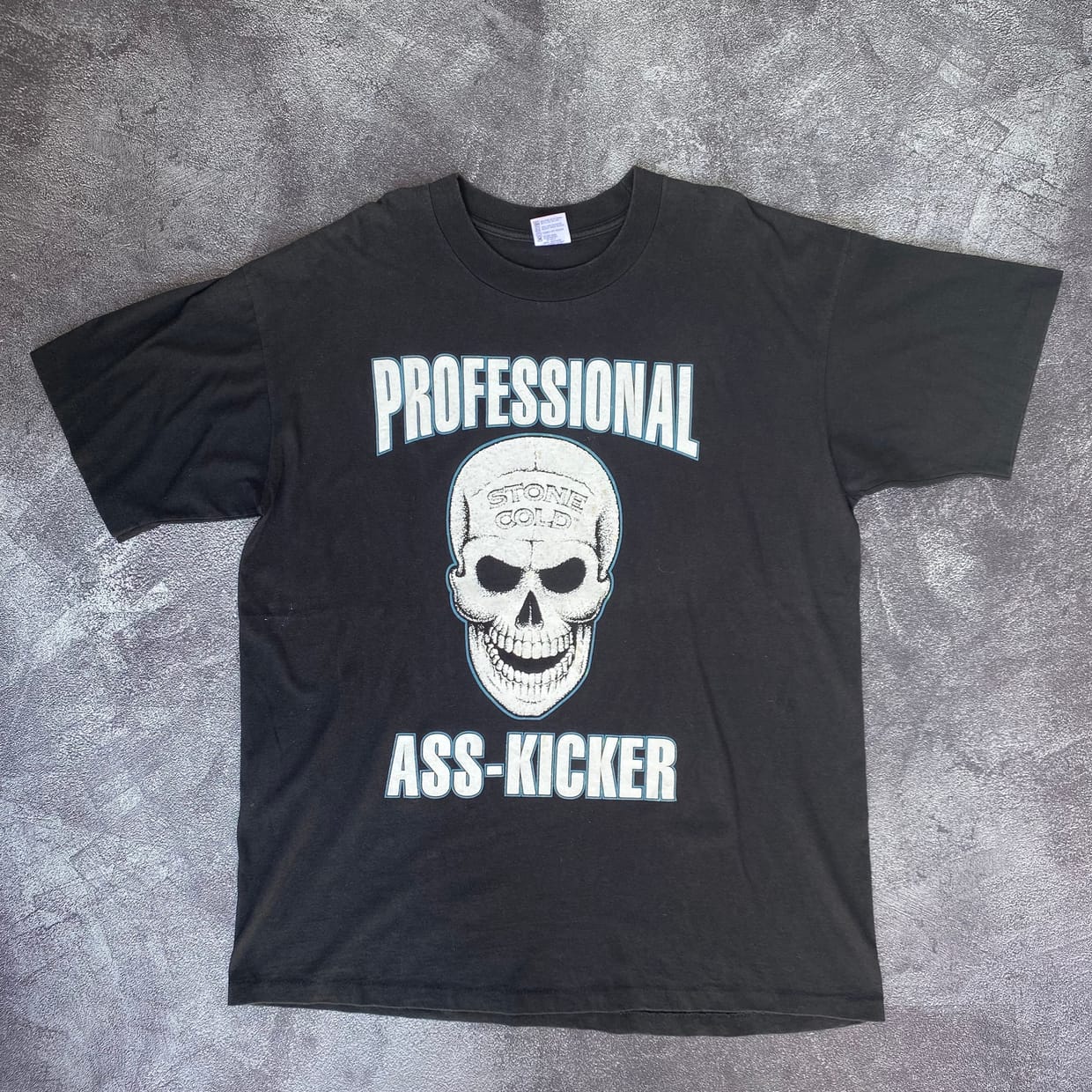 Vintage Grunge T-shirt Pria black