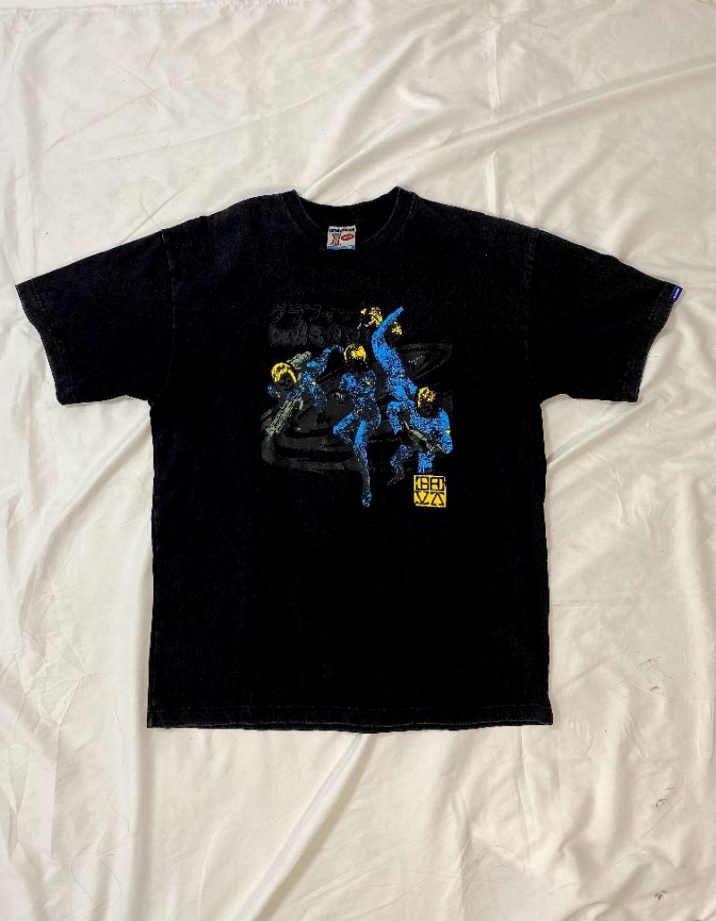 DEVÁ STATES Vintage T-shirt Pria black, foto 2