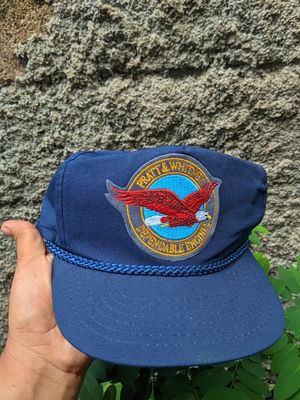 Vintage Hat Pria navy blue