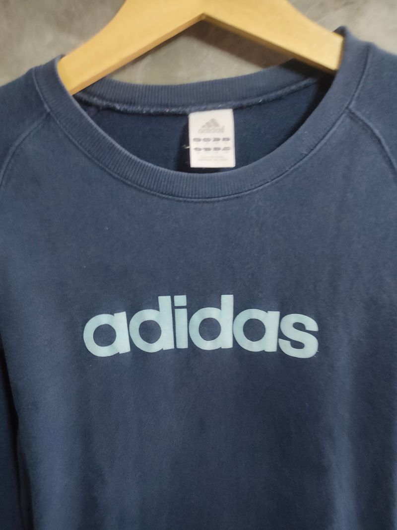 Adidas Casual Sweater Pria navy, foto 2