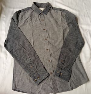 BASIC HOUSE Minimalist Shirt Wanita gray