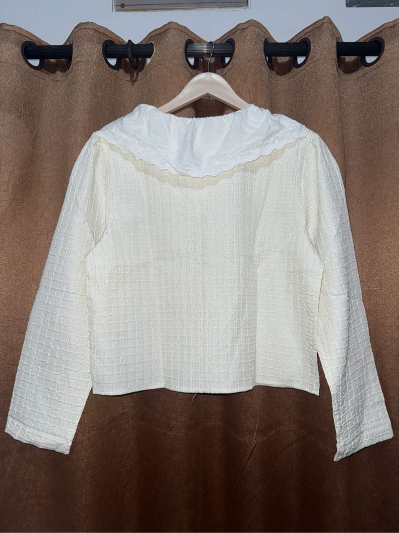 Minimalist Blazer Wanita white, foto 2