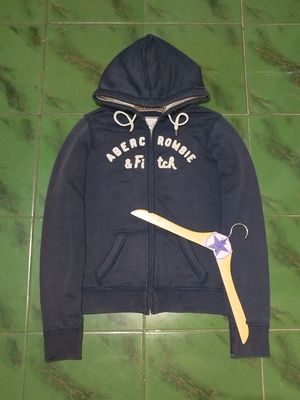 Abercrombie & Fitch Streetwear Hoody Pria black
