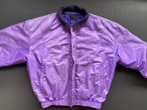 Minimalist Casual Bomber jacket Pria purple