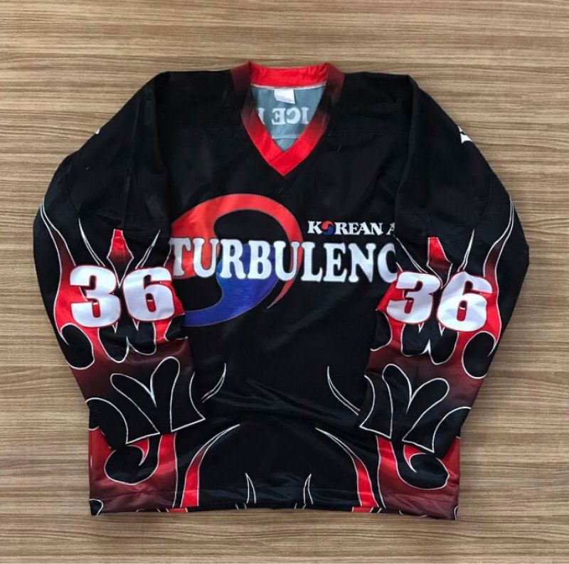 Vintage Y2K Jersey Pria red black, foto 2
