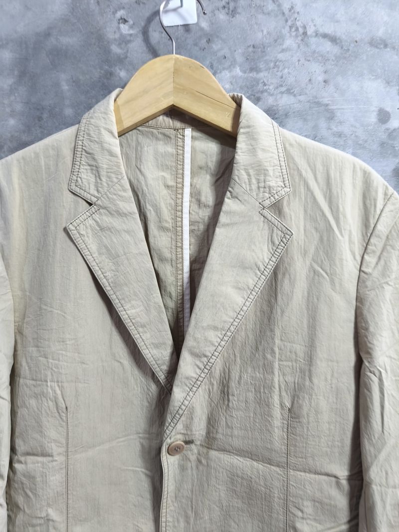 Ambrogio Casual Blazer Pria cream, foto 4
