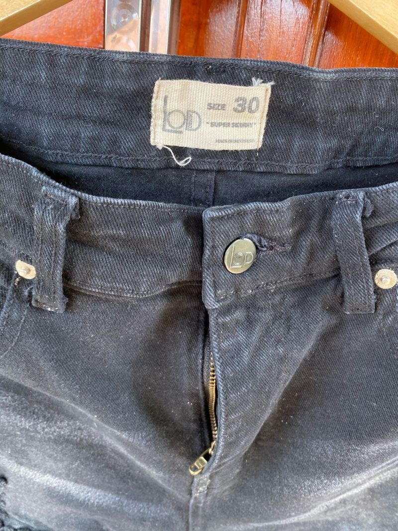 Closed Denim Biker Jeans Pria black, foto 3