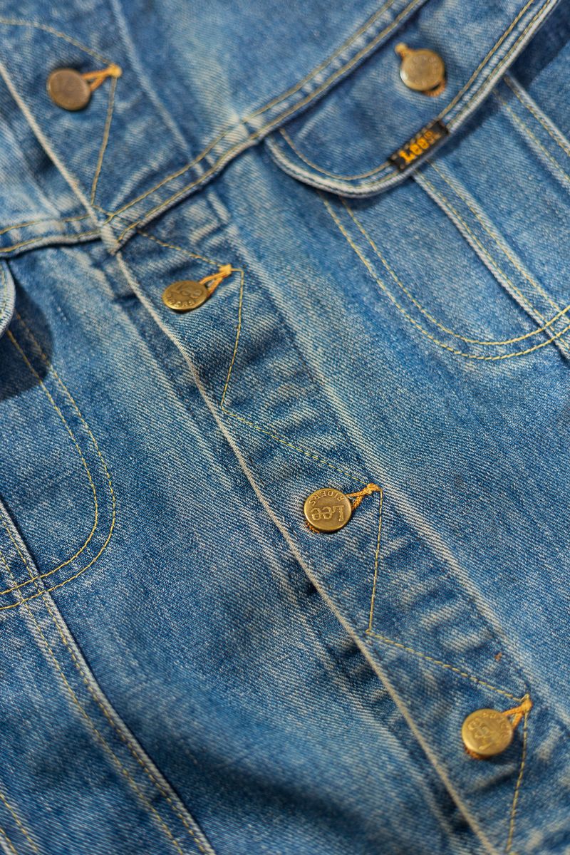 Lee Vintage Denim jacket Pria white navy, foto 8