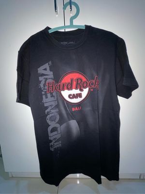 Hard Rock Cafe Streetwear Casual T-shirt Pria black