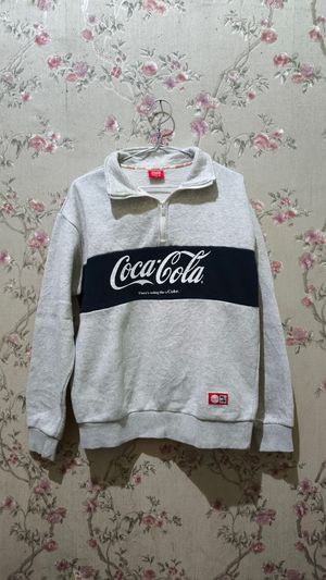 Polham Streetwear Sportswear Sweater Pria white gray
