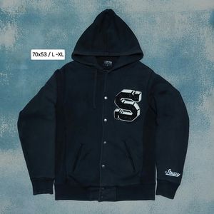 Stussy Vintage Streetwear Hoody Pria black