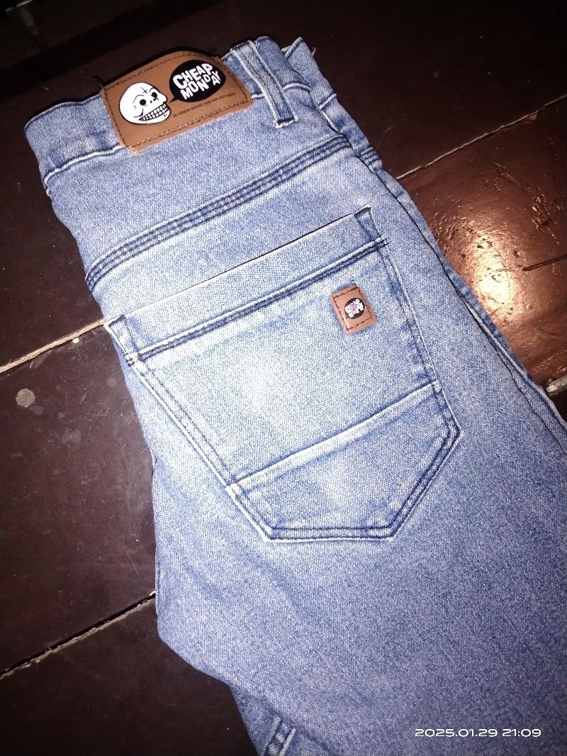 Casual Jeans Pria black gray, foto 2