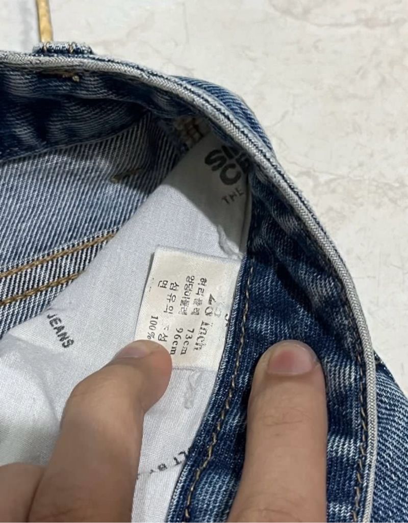 Y2K Skater Jeans Pria navy, foto 4