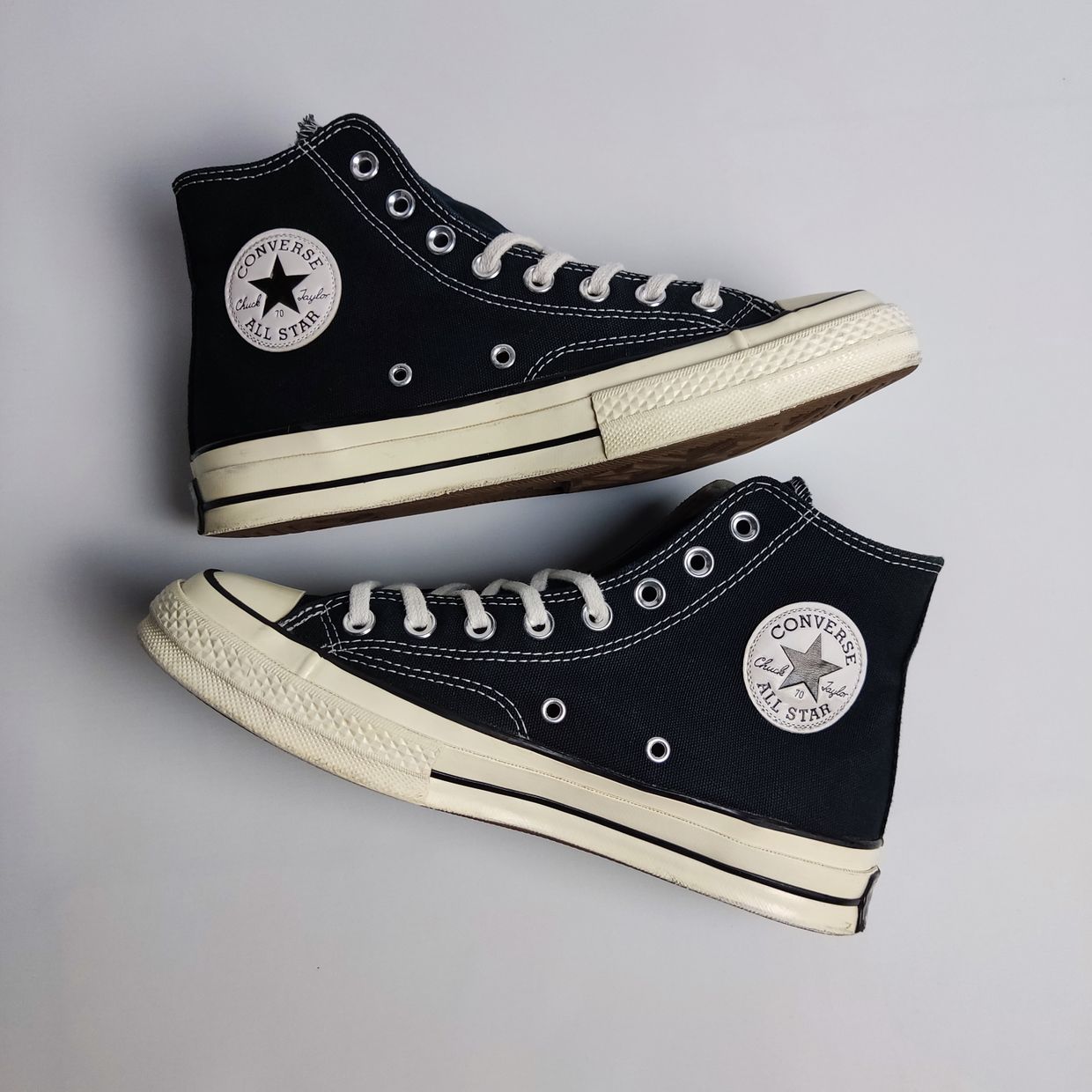 Converse Chuck 70s Hi Black White, foto 3
