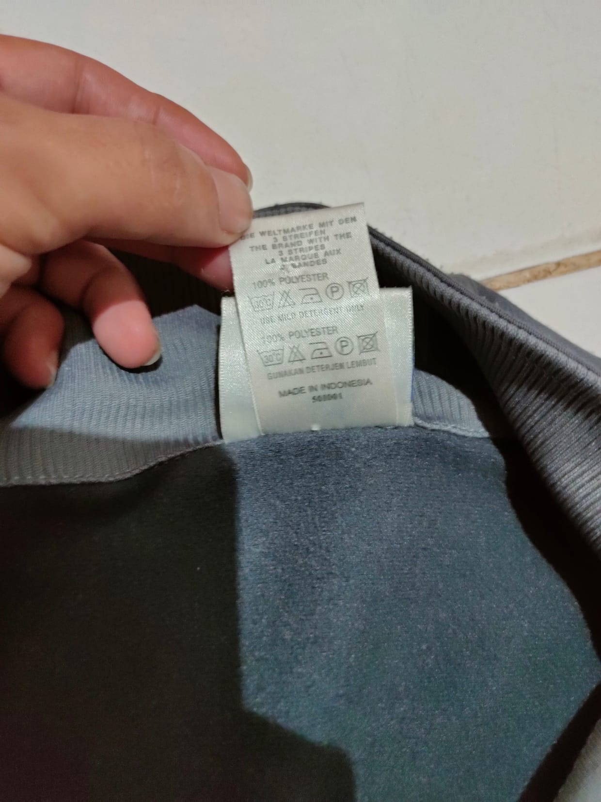Adidas Sportswear Track jacket Pria gray, foto 6