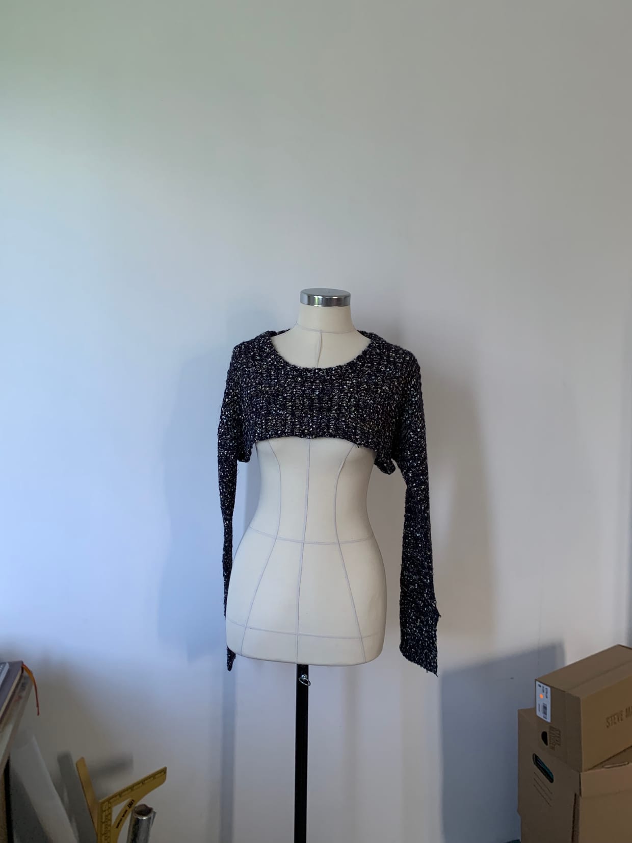 Reworked Crop top Wanita multicolor