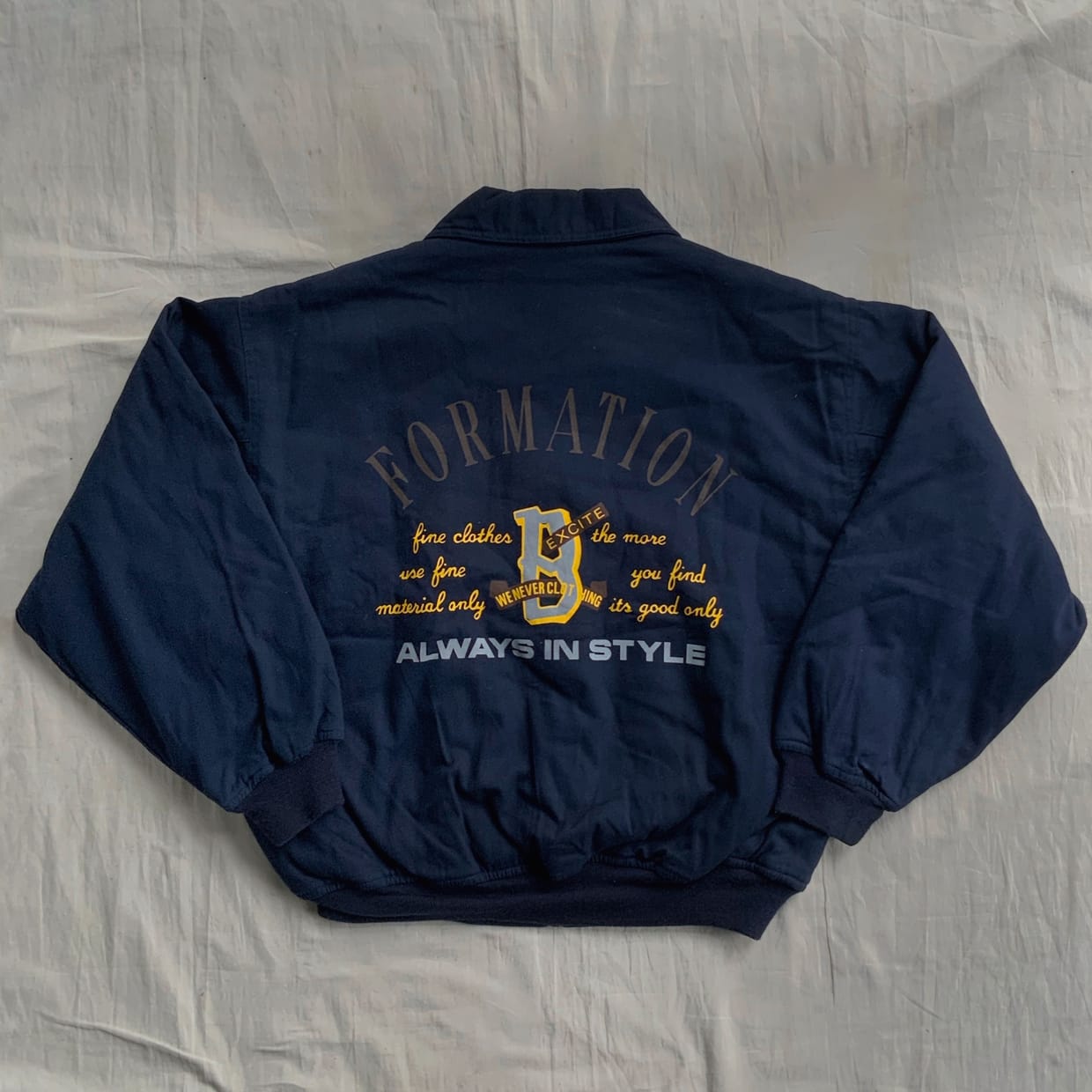 Vintage Windbreaker Pria navy, foto 2