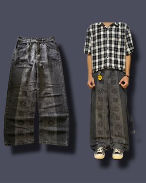 Vintage Y2K Jeans Pria gray