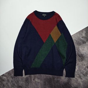Sergio Tacchini Vintage Sweater Pria green navy