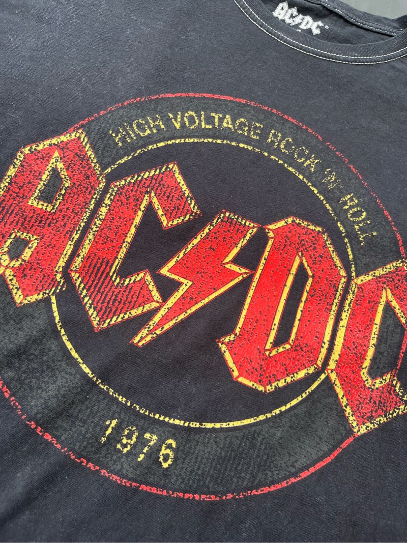 AC/DC Casual T-shirt Pria black, foto 4