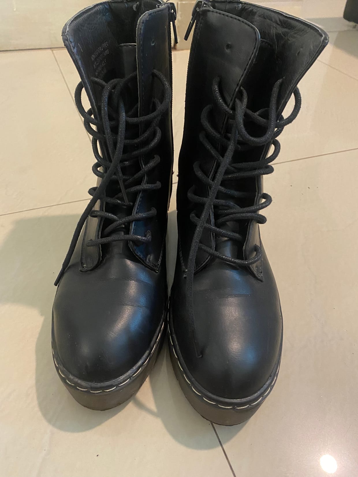 Goth Indie Boots Wanita black, foto 2