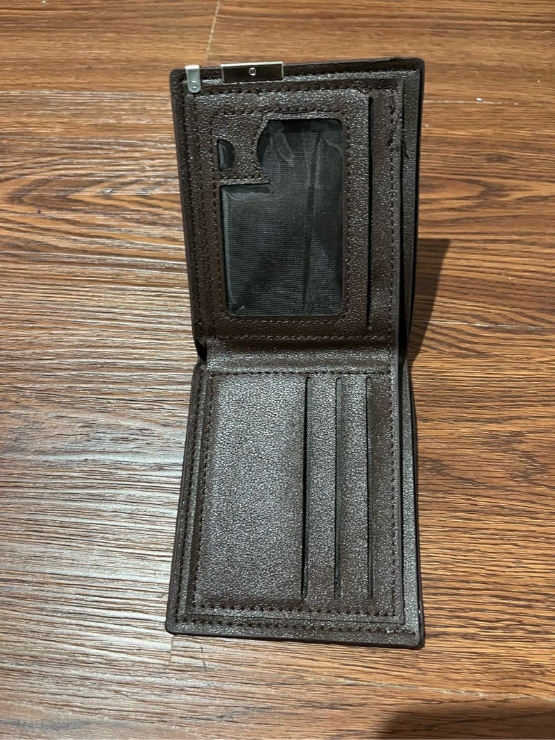 Biker Casual Wallet Pria brown black, foto 3