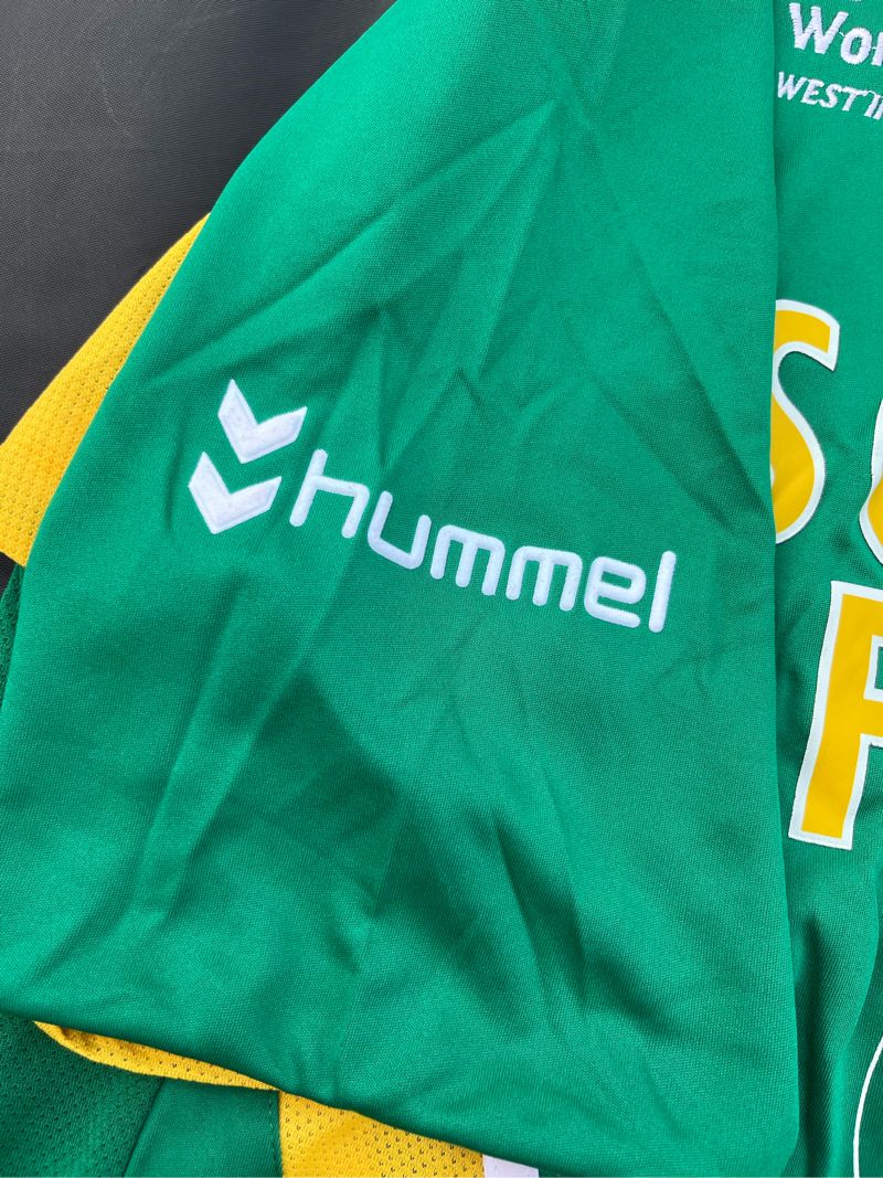 Hummel Casual Jersey Pria green yellow, foto 7