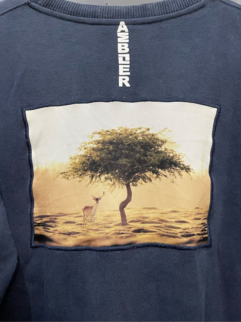 Casual Sweatshirt Pria navy, foto 5