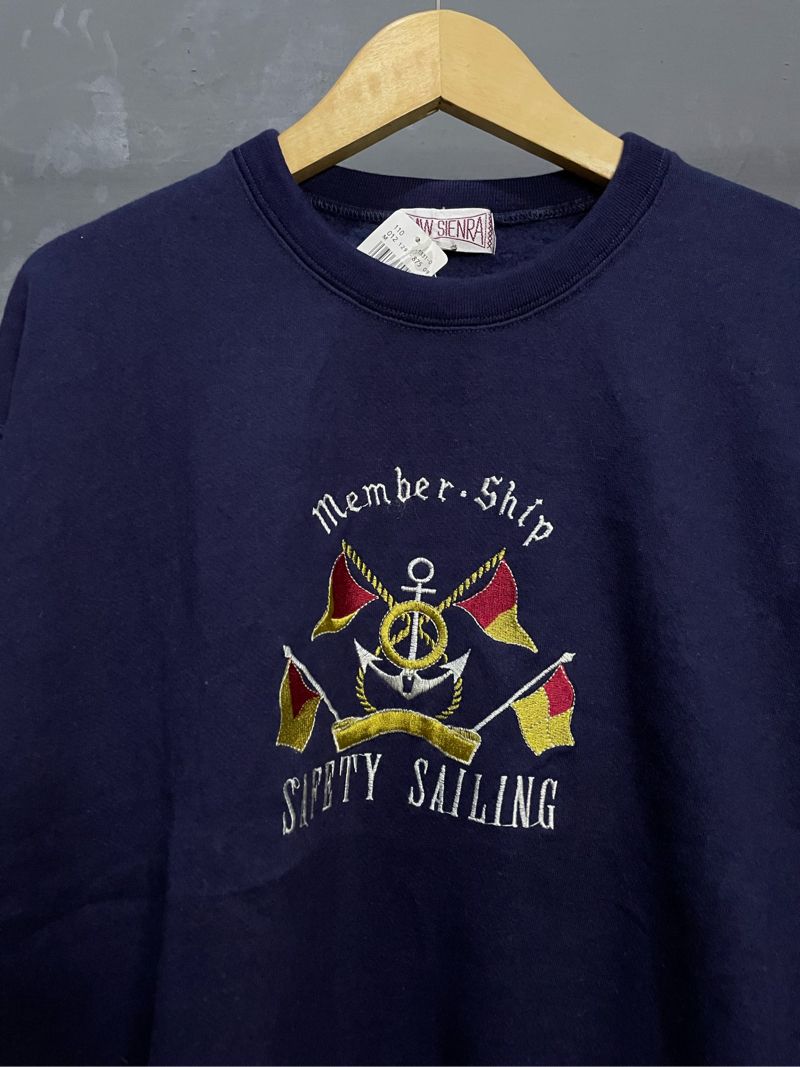 Casual Sweater Pria navy, foto 3