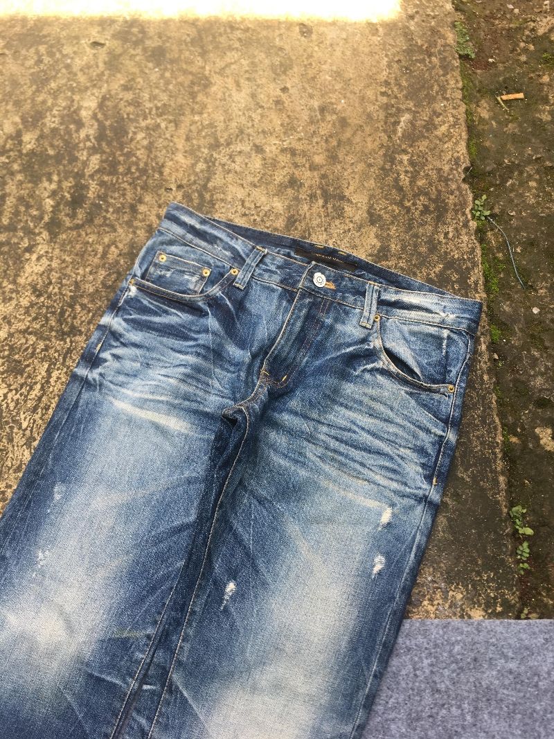 Vintage Jeans Pria blue, foto 3