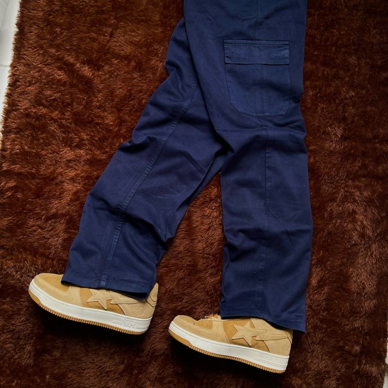 Gorpcore Grunge Sweatpants & Joggers Pria navy, foto 7