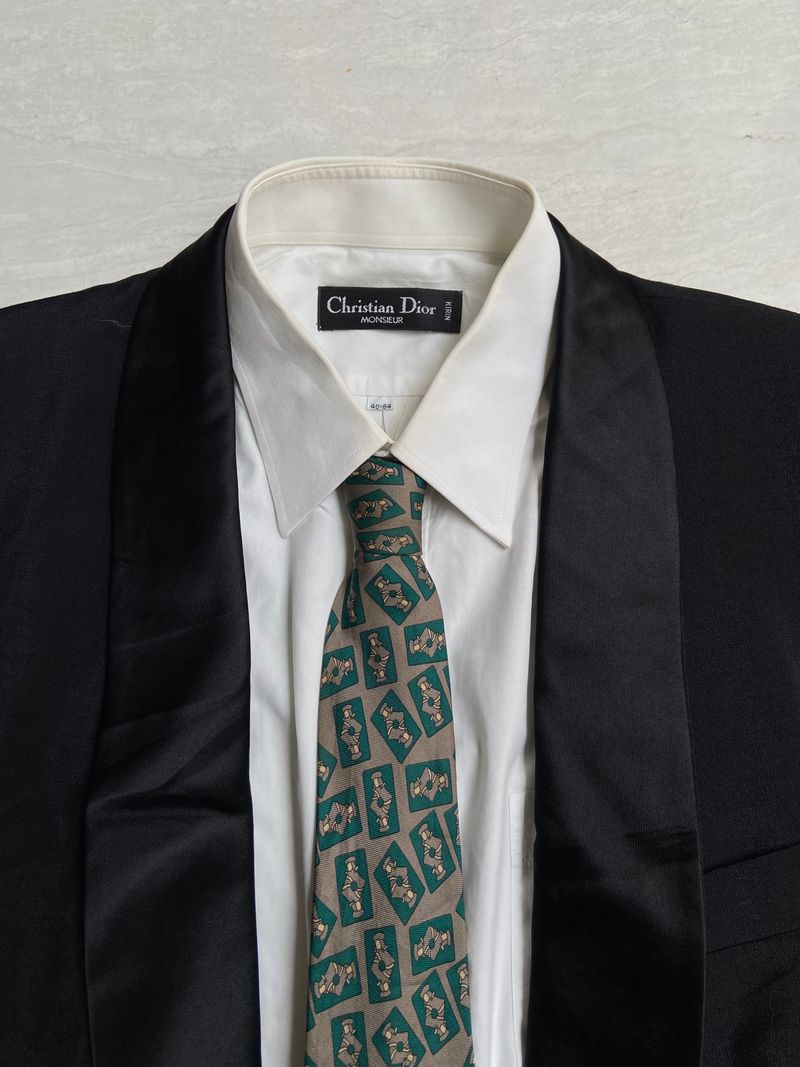 Dior Casual Suit Pria black, foto 5