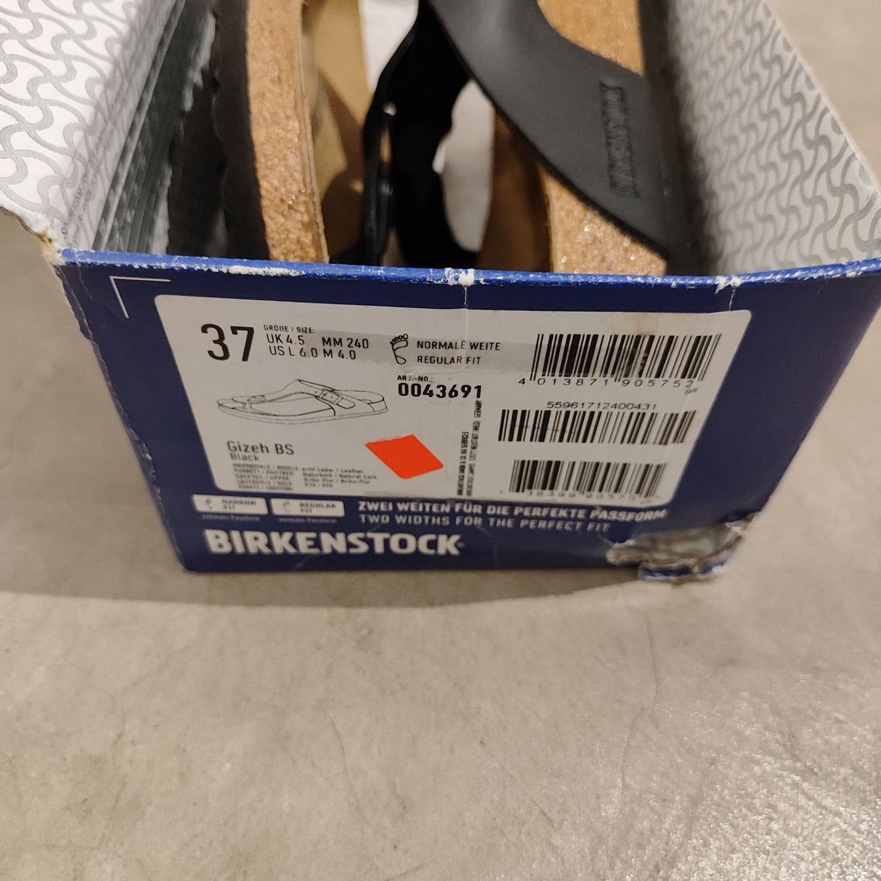 Birkenstock Sandals Gizeh Size 37 100%, foto 6