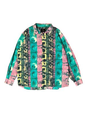 Japanese brand Vintage Y2K Formal shirt Pria multicolor