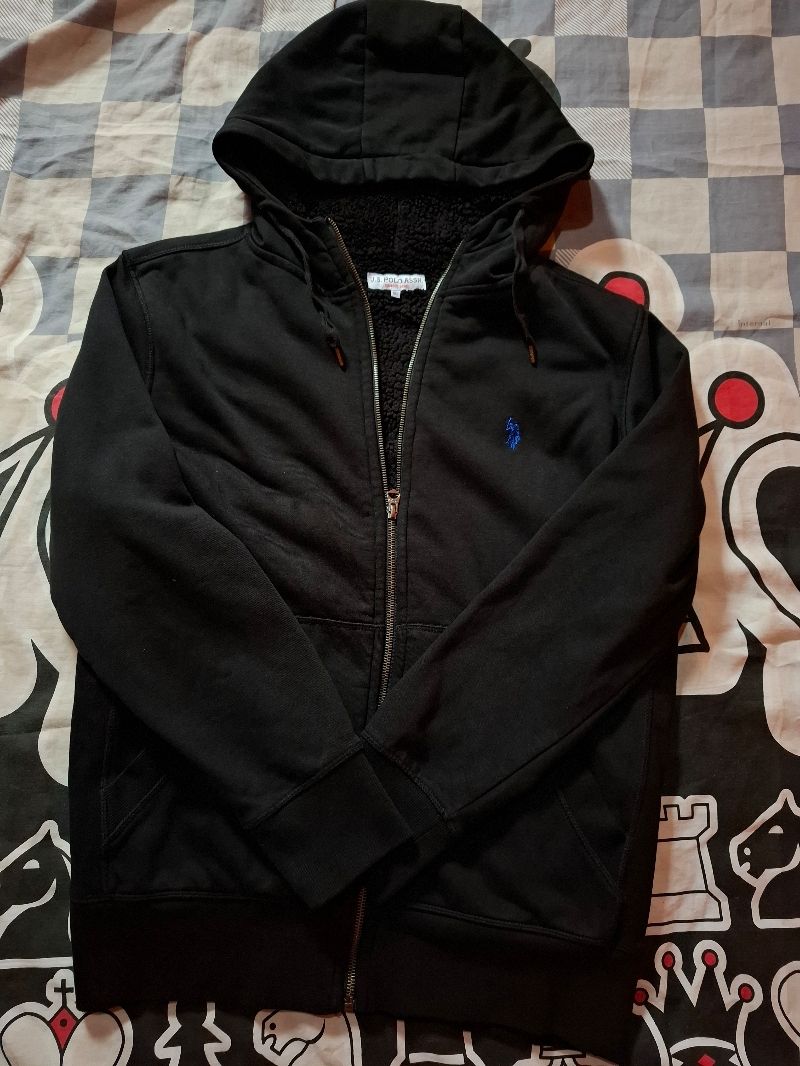 Vintage Hoody Pria black, foto 2