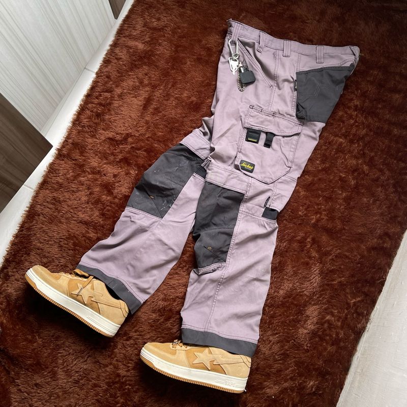 Gorpcore Grunge Sweatpants & Joggers Pria black gray, foto 4