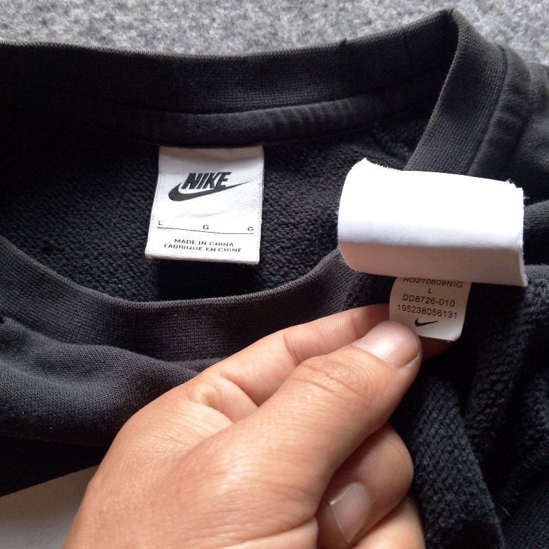 Nike Casual Sweater Pria black, foto 8