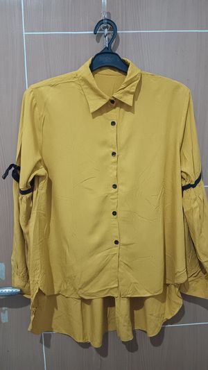 Casual Blouse Wanita yellow