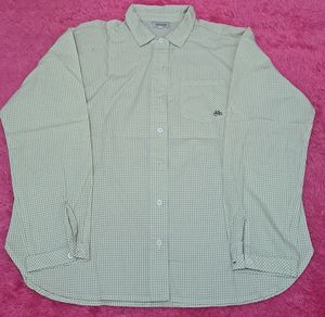 Minimalist Casual Shirt Wanita white cream