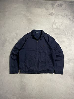 Polo Ralph Lauren Vintage Casual Harrington jacket Pria navy
