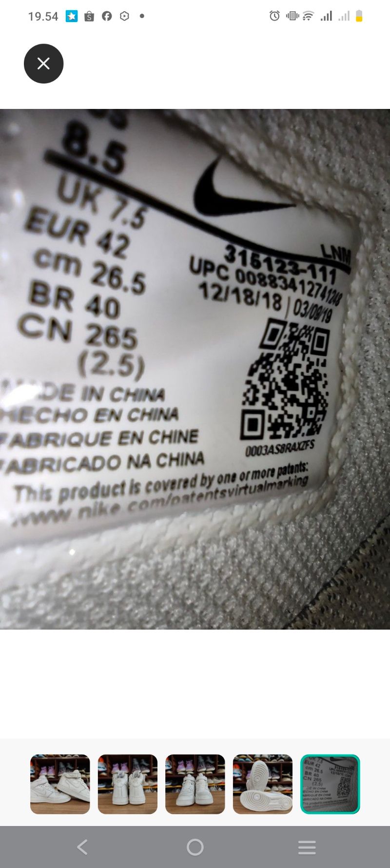 Nike Casual Sneakers Pria white, foto 6