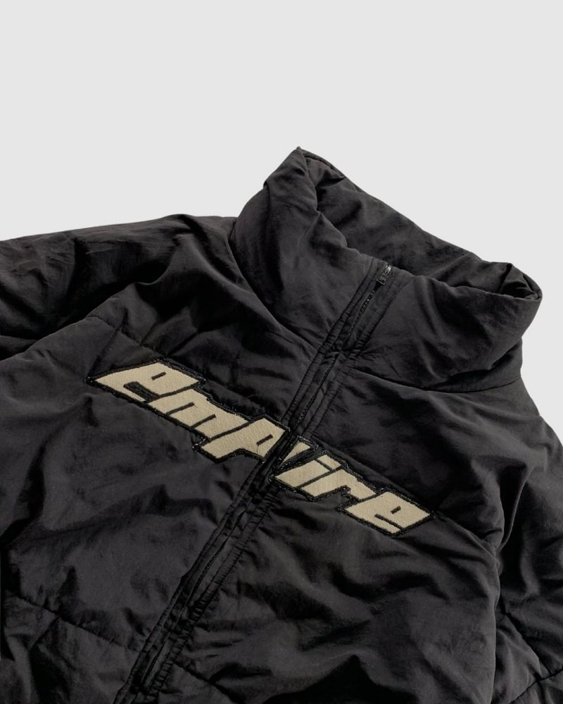 Streetwear Reworked Puffer jacket Pria black, foto 4