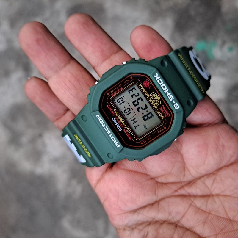 G-Shock Luxury Pria green, foto 4
