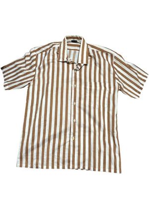 Casual Casual shirt Pria white tan