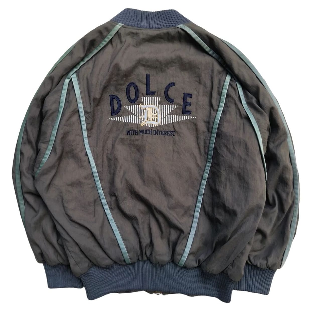 Vintage Grunge Bomber jacket Pria green, foto 6