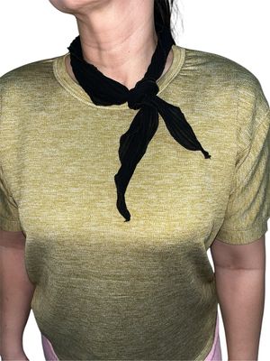 Luxury Casual Scarf Wanita black