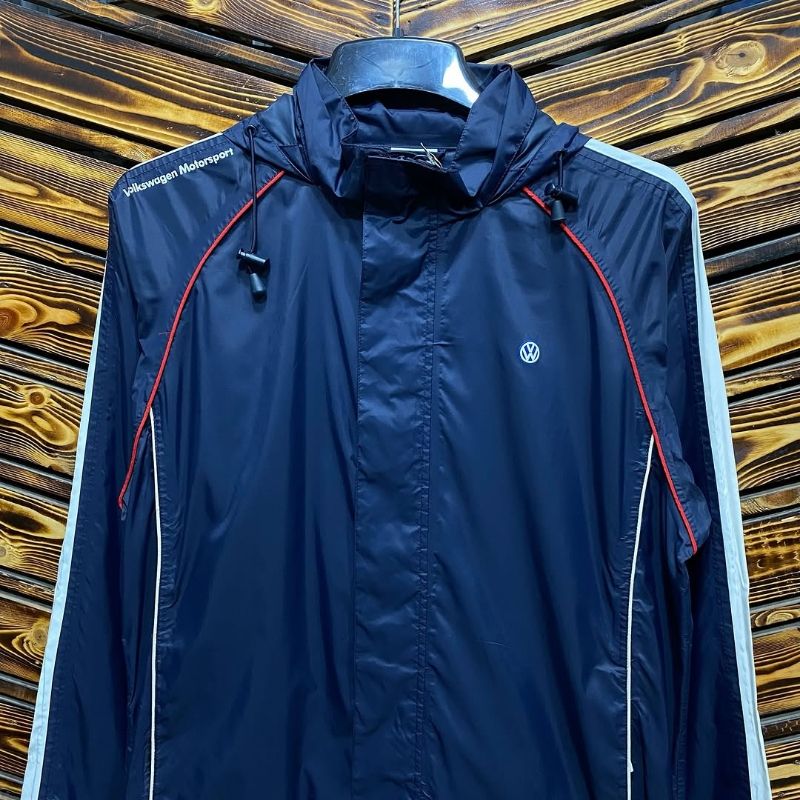 Casual Windbreaker Pria navy, foto 3