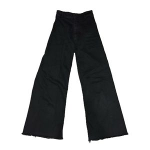 ZARA Grunge Casual High waisted jeans Wanita black