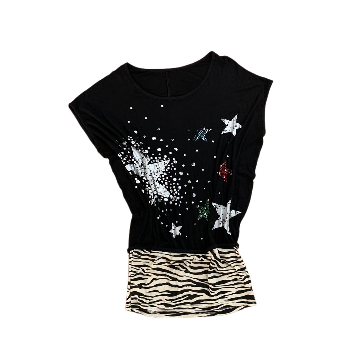 Goth Emo T-shirt Wanita black